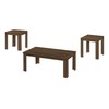 Monarch Specialties 7862P Table, 3pcs Set, Coffee, End, Side, Accent,