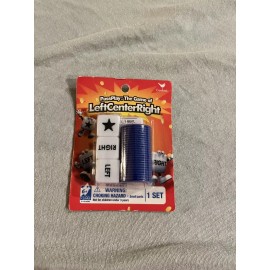 Cardinal PassPlay: The Game of Left Center Right - Dice Game - 24 Tokens - Instructions