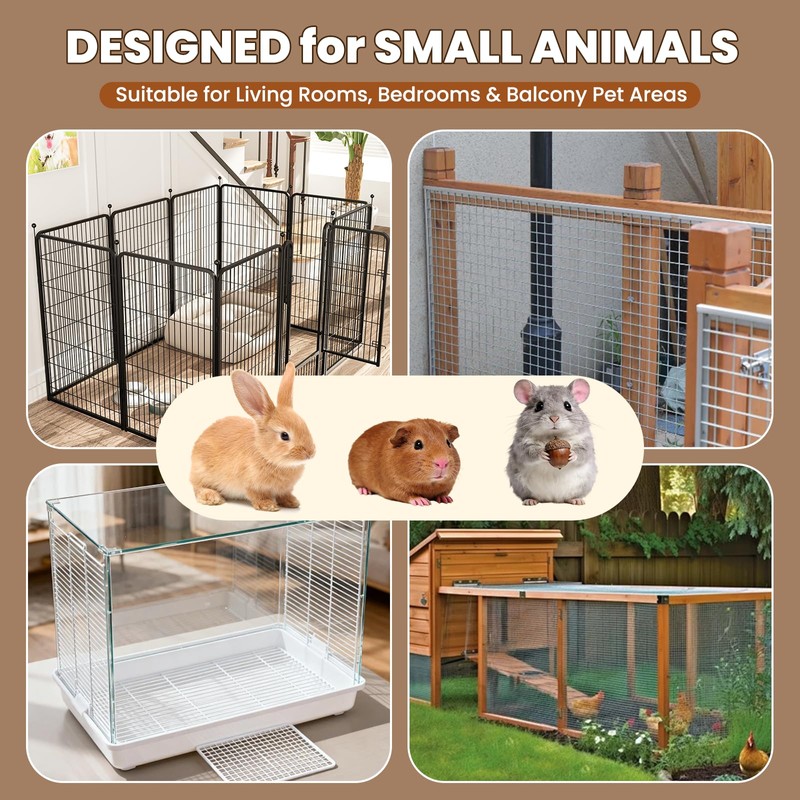 NEWTRY Stainless Steel Bunny Litter Box, Metal Grid & Deep