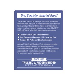 OCUSOFT LID SCRUB OUST CLEANSER PADS - 30/CTN