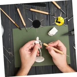 Healvian 4pcs Multi-functional Nail Art Drawing Pen for Craft Projects Tools for Clay Sculpture and Manicure Various Tip