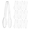 12 Pack Large Plastic Serving Tongs For Buffet - Plastic