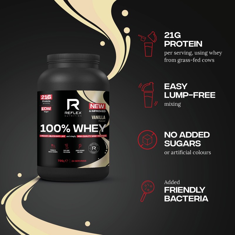 Reflex Nutrition 100% Whey Protein - 80% Pure Whey Protein