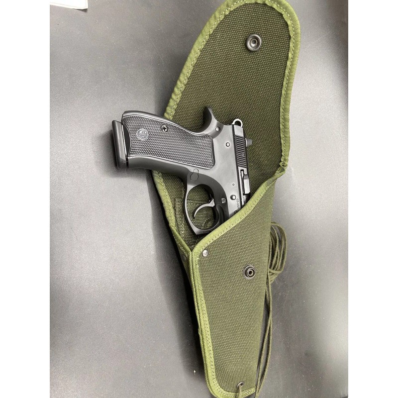 Belgium Holster CZ 75B Right hand, New, Green Nylon