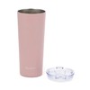 Francfranc Stainless Steel Tumbler with Lid, 650ml, Pink