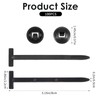 100Pcs Nylon Universal Cable Tie Buckle,Upgrade Self Locking Zip Tie