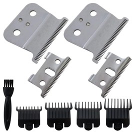 JRSHOME Silver T Blade Replacement for Andis T-Outliners GTX GTO with Clipper Guard