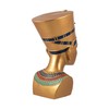 DRW Figure Bust Nefertiti Queen Egyptian Gold Resin Hand-Painted 12