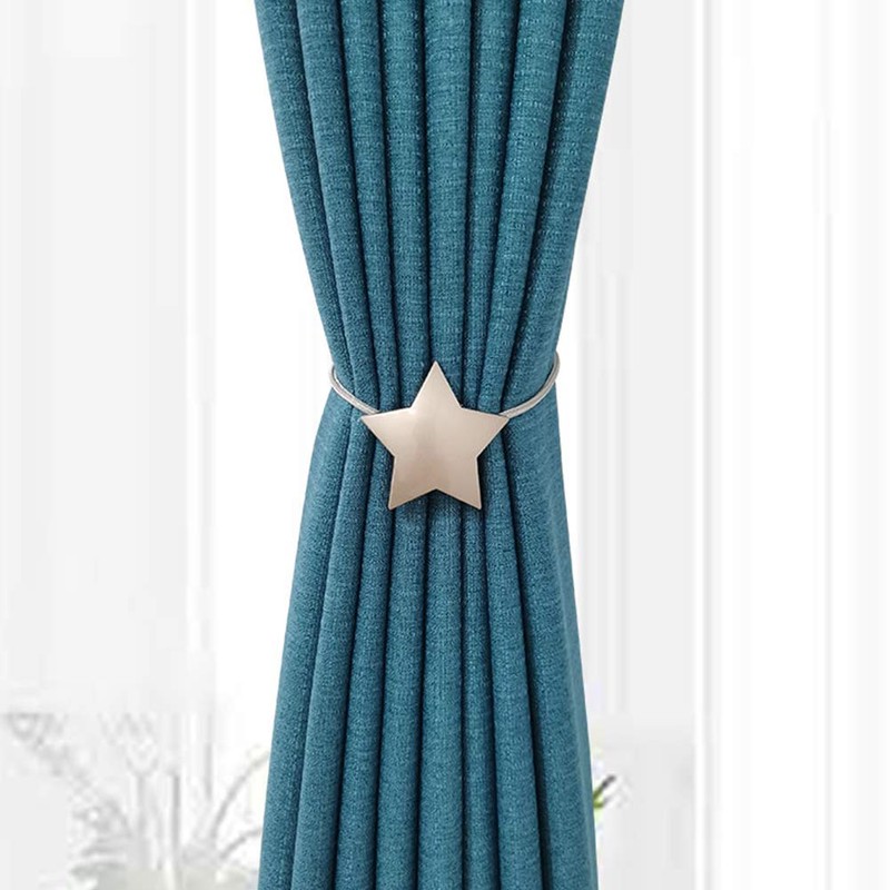 Sitengle Curtain Tassel, Magnet, Star, Curtain Accessory, Strong Magnet, Car