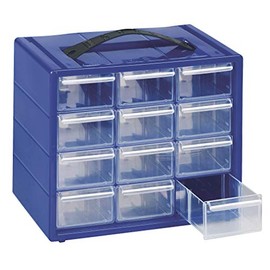 Chest of Drawers 'Espace' Resin Shockproof and Drawers Shatterproof with Stopper. Removable Dividers. Dimensions: WXDXH