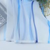 ESLIR Curtains with Tabs Transparent Tab-Top Curtain Waves Pattern Voile