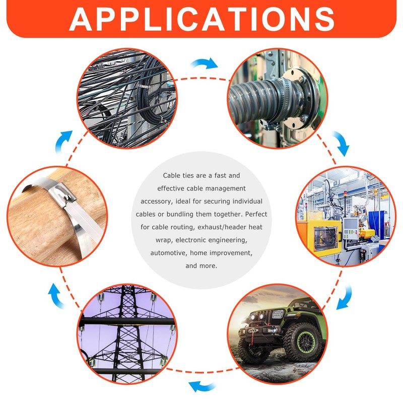 Knoweasy Upgraded Stainless Steel Cable Tie Gun, Cable Tie Tool