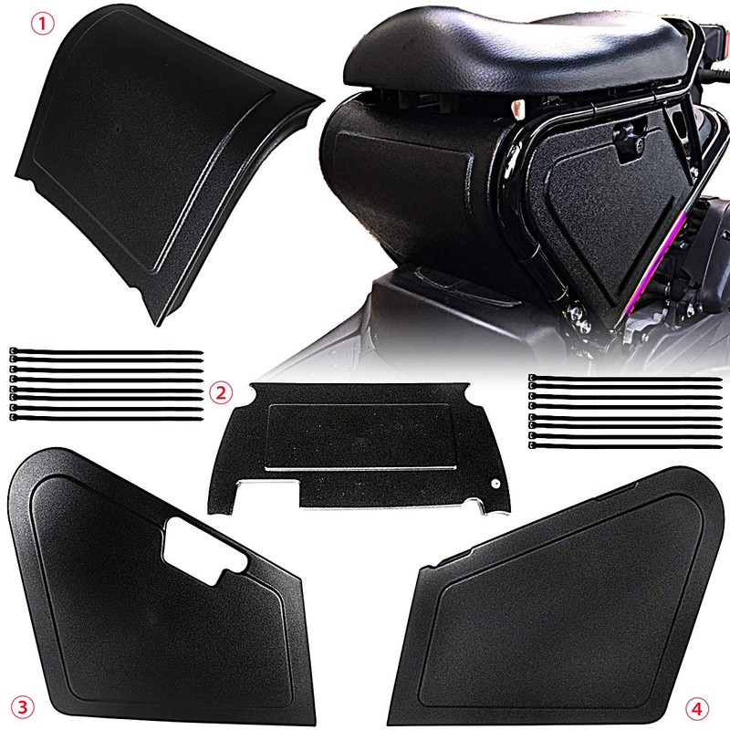 Under Seat Storage Black Body Panels Fit For Honda Ruckus/Zoomer