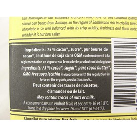 FRANCOIS PRALUS Chocolate Madagascar, 3.5274 OZ