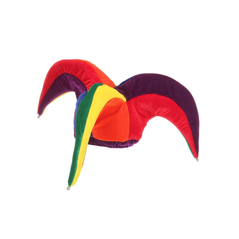 Elope Court Jester Plush Hat Multicolor Standard