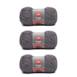 Red Heart Hygge Sterling Yarn - 3 Pack of 227g/8oz - Acrylic Nylon Blend - 5 Bulky - 212 Yards - Knitting/Crochet