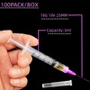 100 Pack - 3ml 18 Gauge 1.5 Inch Syringe Lab