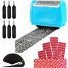 ConfidStamp Address Blocker Stamp,Confidential Roller Wide Stamp with 5 Void