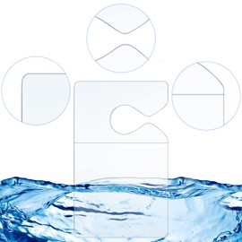 Fainne Clear Parking Permit Holder Parking Pass Holder Rearview Mirror Hanger Parking Permit Card Holder for Car Rear View Mirror (200 Pcs)