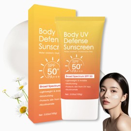 Korean Sunscreen - Face Cream with SPF50, SPF Face Moisturiser & Taning-UV Essence For Fa-ce & Body, Water & Sweat Resistant, Moisturizing & Non Greasy-Strong UV Protection Anytime for All Skin Types
