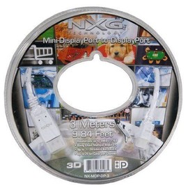 NXG  NXG 9.84 FT Thunderbolt Mini Display Port To Display Port Cable