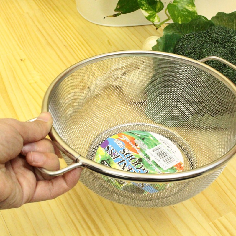 Inoue Kaami Industrial Living Strainer with Both Hands, 7.5 inches