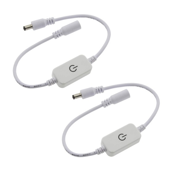 2X Touch Dimmer Adjustable Control Single Color LED Strip Light