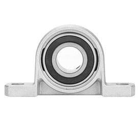Bearing Pillow Block,20mm Zinc Alloy Mounted Housing Bearings Insert Hole Horizontal Screw Metal Ball Shaft KP000.
