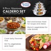 Alpine Cuisine Nonstick Aluminum Hot Pot Caldero Dutch Oven Set