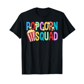 Popcorn Squad, Funny Movie Theater For Women Men T-Shirt