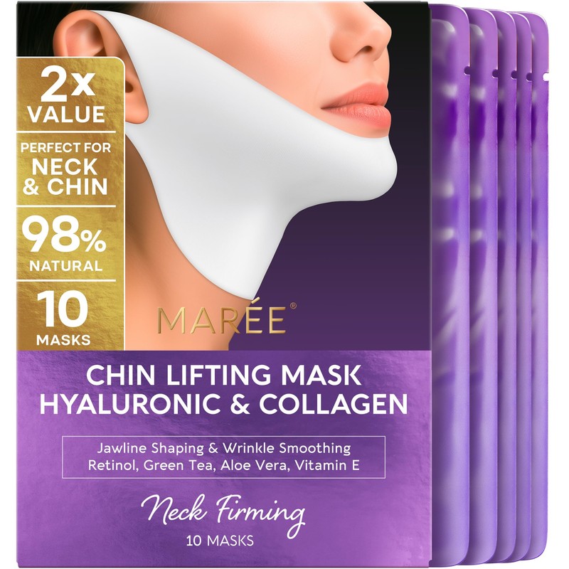 MAREE Mascarilla Lifting V Line con Ácido Hialurónico Mascarilla Facial