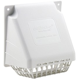 Deflecto 4" WHT DRYER VENT WIDE MOUTH