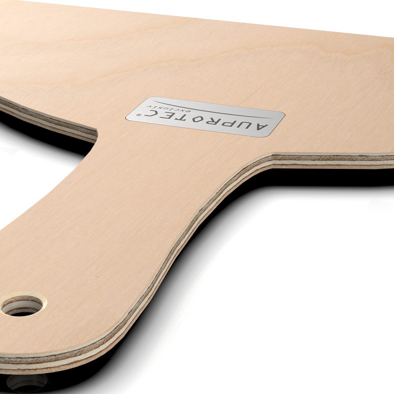 AUPROTEC Heiko Pizza Shovel Wooden Pizza Board Birch Polished Set