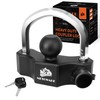METOWARE Universal Trailer Coupler Lock, Adjustable Heavy-Duty Trailer Htich Locks