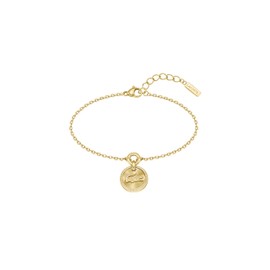 Lacoste Memento Pendant Bracelet for Women - Stainless Steel Jewelry - Adjustable Band - Classic Collection, Icon Design - Fashion Accessory - Gift For Her