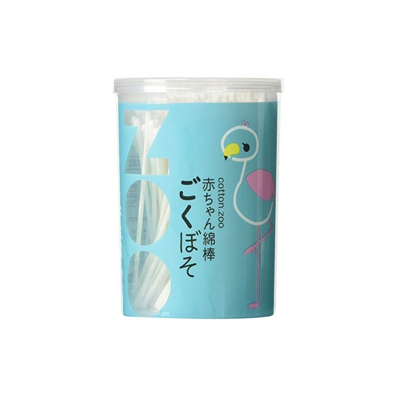 [Bulk Purchase] Cotton ZOO Baby Swab Swabs, 200 Pieces [x