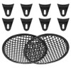MACHSWON 2 Pieces Car Audio Speaker Subwoofer Cover Metal Mesh