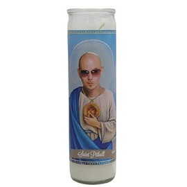 Pitbull Devotional Prayer Saint Candle