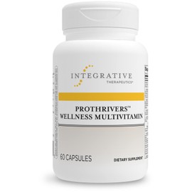 Integrative Therapeutics ProThrivers Wellness Multivitamin - with Vitamin C, Vitamin D3, Zinc, Biotin, Vitamin B12, Selenium, Vitamin A, Iodine & Folate - Gluten Free - Dairy Free - 60 Capsules