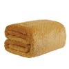 Dreamscene Luxury Waffle Mink Honeycomb Faux Fur Warm Throw Over