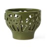 Kähler Design Orangery Garden 691203 Tea Light Holder Ceramic Green