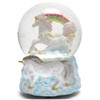 Elanze Designs Rainbow Unicorns 100MM Sturdy Resin Glitter Water Wind