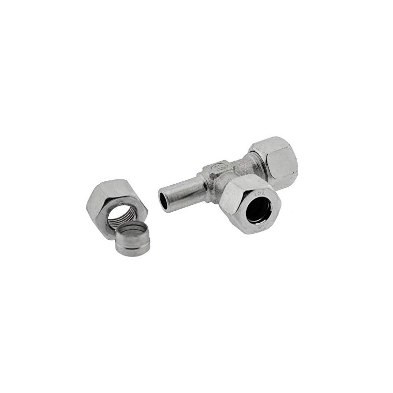 Adjustable L-cutting ring screw 8 L, galvanised steel L connection