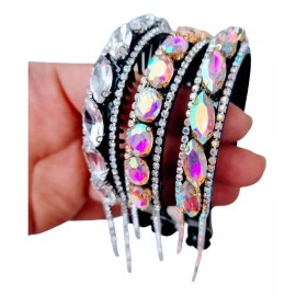 KH Pinzas Para Coleta Cabello Moda Pelo Accesorios Broches 3pz