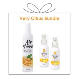 Air Scense Essential Oil Air Freshener, Non-Aerosol, 7 Ounce, 3 Pack (Very Citrusy Bundle)