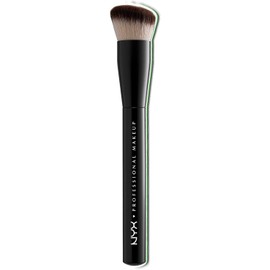 NYX - Brocha de maquillaje profesional con texto en inglés "Can't Stop Won't Stop