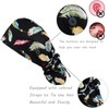FOHEEL - Gorra de cirugía con botones y lazo para