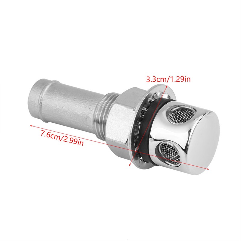 Stainless Steel Marine Boat Straight Fuel Gas Tank Vent With