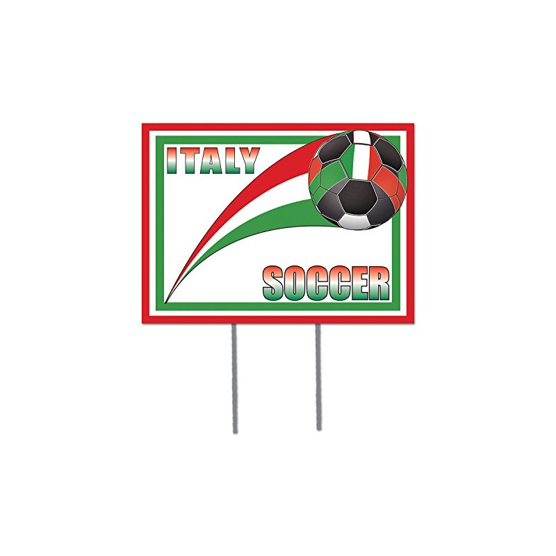 Beistle Plastic Yard Sign - Italy