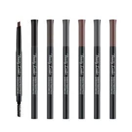 Gita 뷰티리더 아이브로우 스케치 펜슬 7개 Beauty Leader Eyebrow Sketch Pencil 7 Pieces [Black No. 1 / 1 piece]